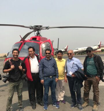 helo tour in nepal