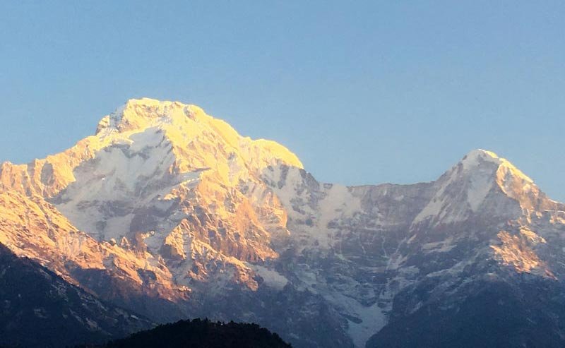 Annapurna south with Himchuli view