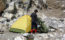 Tented camp at island peak climbing