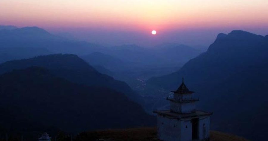 sunrise view from Dhampus trekking