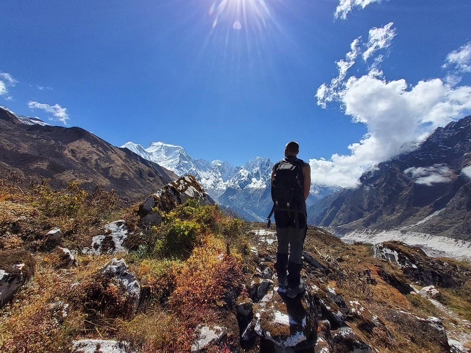 Enjoying Mt Manaslu